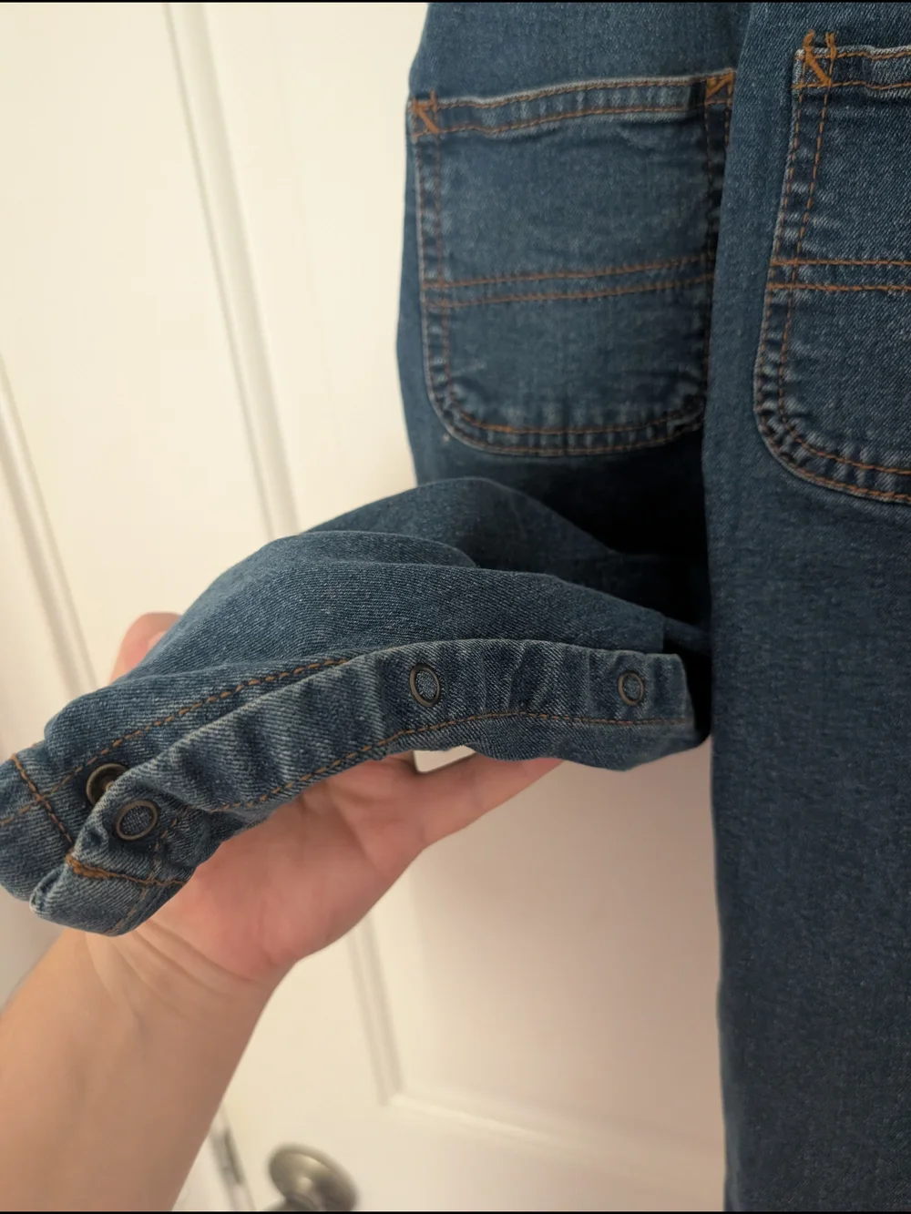 Carhartt Kids Dark Blue Denim Overalls - Picture 5 of 5